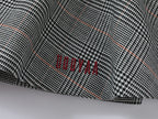 Playful and stylish finely woven plaid mini skirt with a hidden twist