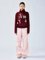 New vintage playful applique logo sweatshirt