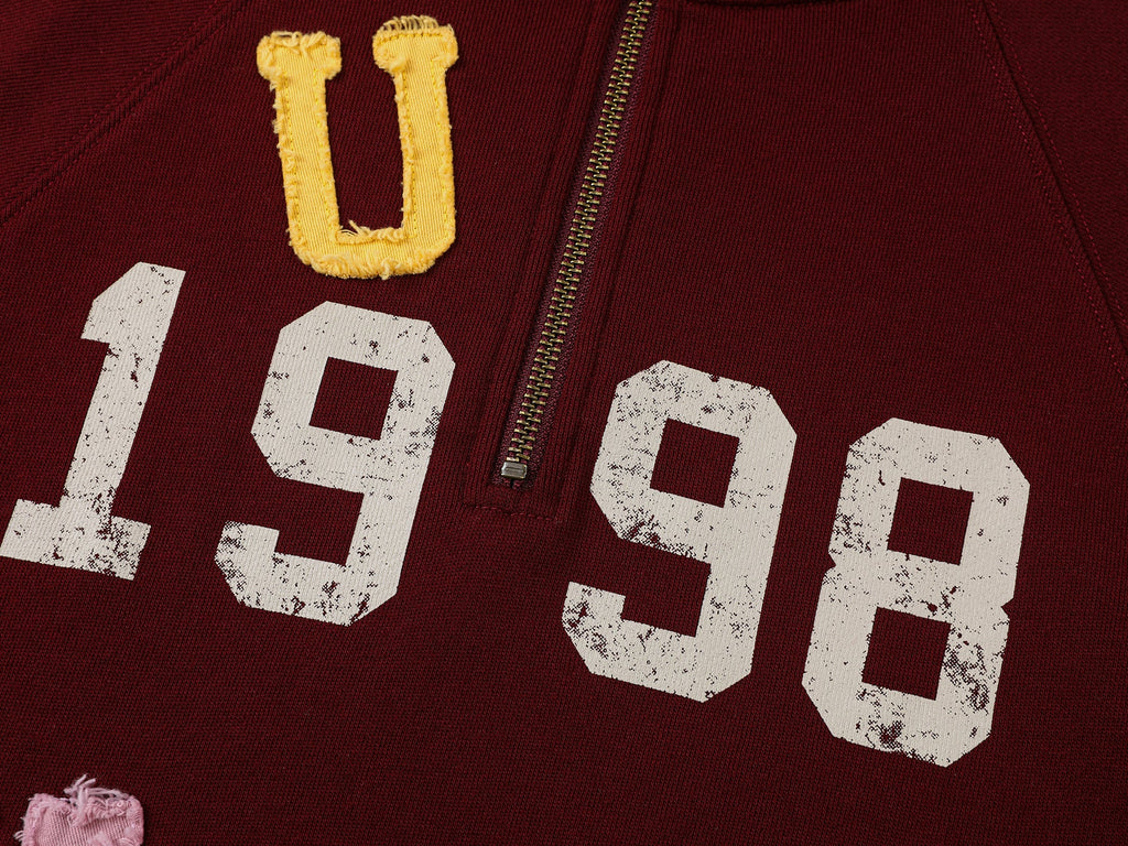 New vintage playful applique logo sweatshirt