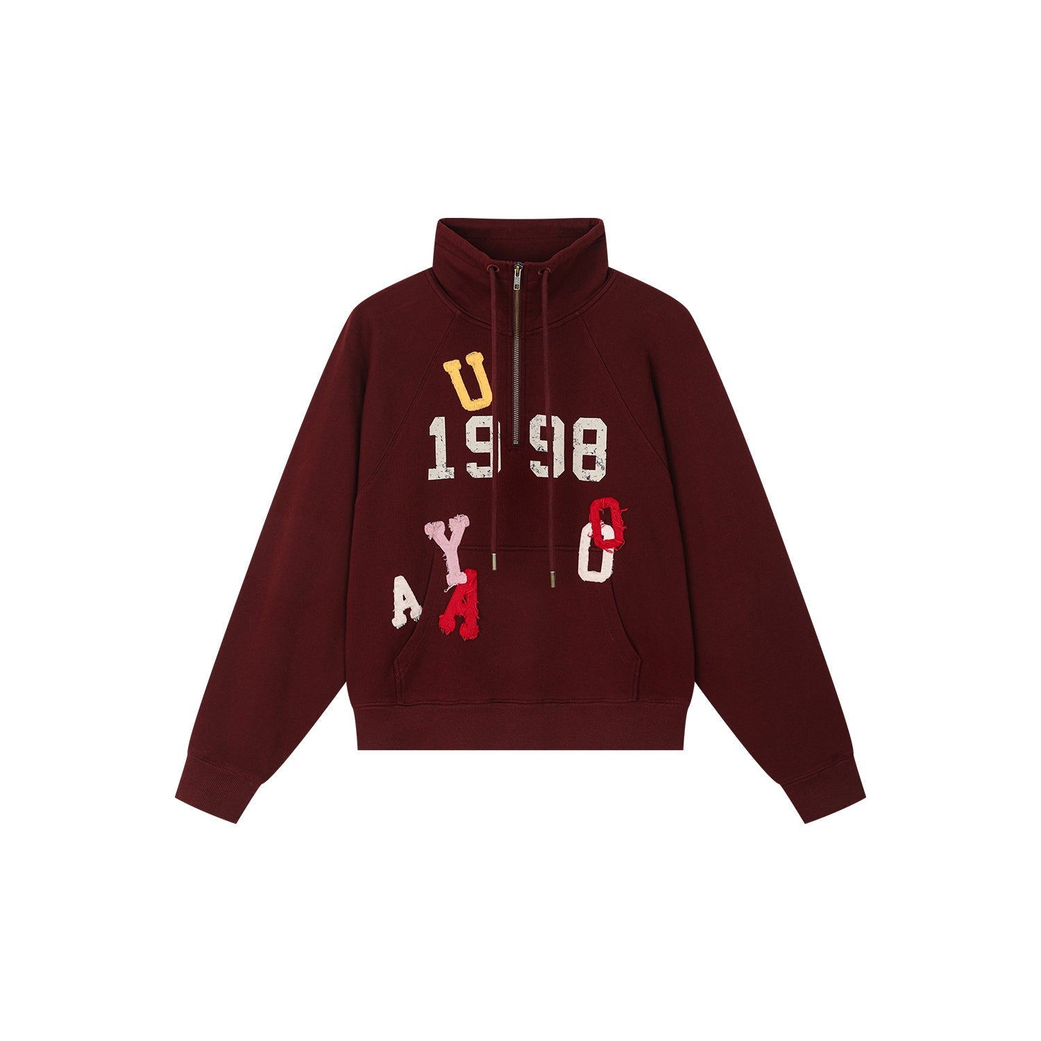 New vintage playful applique logo sweatshirt