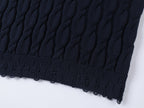 Charmingly playful diamond chain knit vest