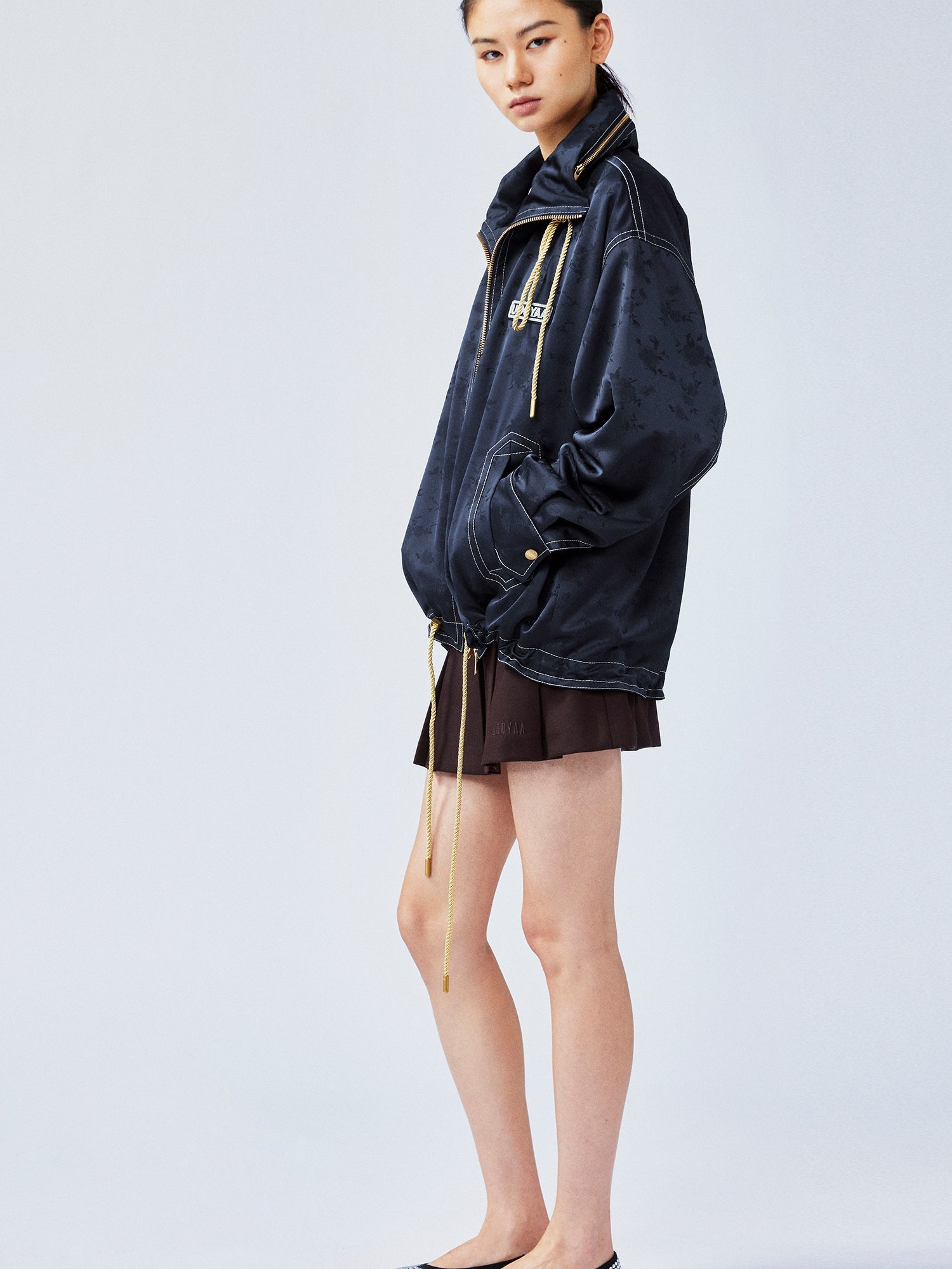 New Vintage satin jacquard jacket