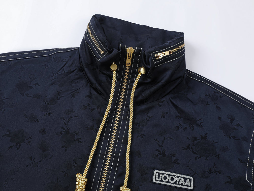 New Vintage satin jacquard jacket