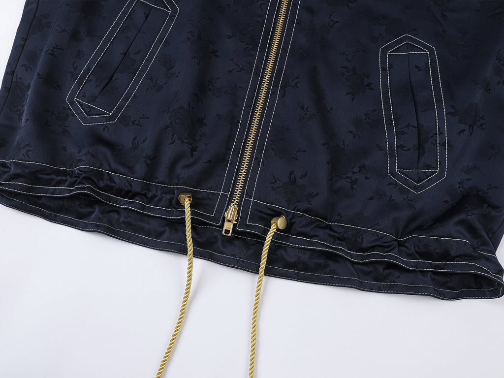 New Vintage satin jacquard jacket