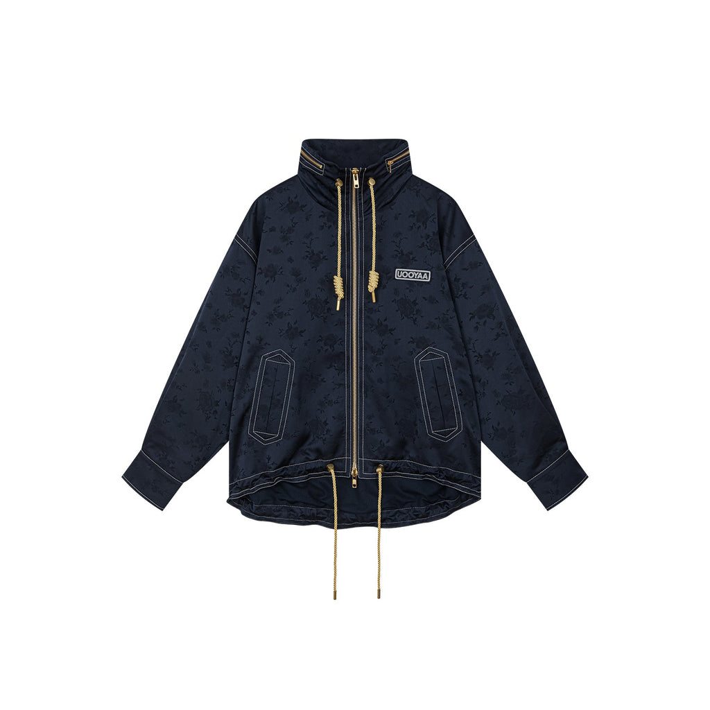 New Vintage satin jacquard jacket