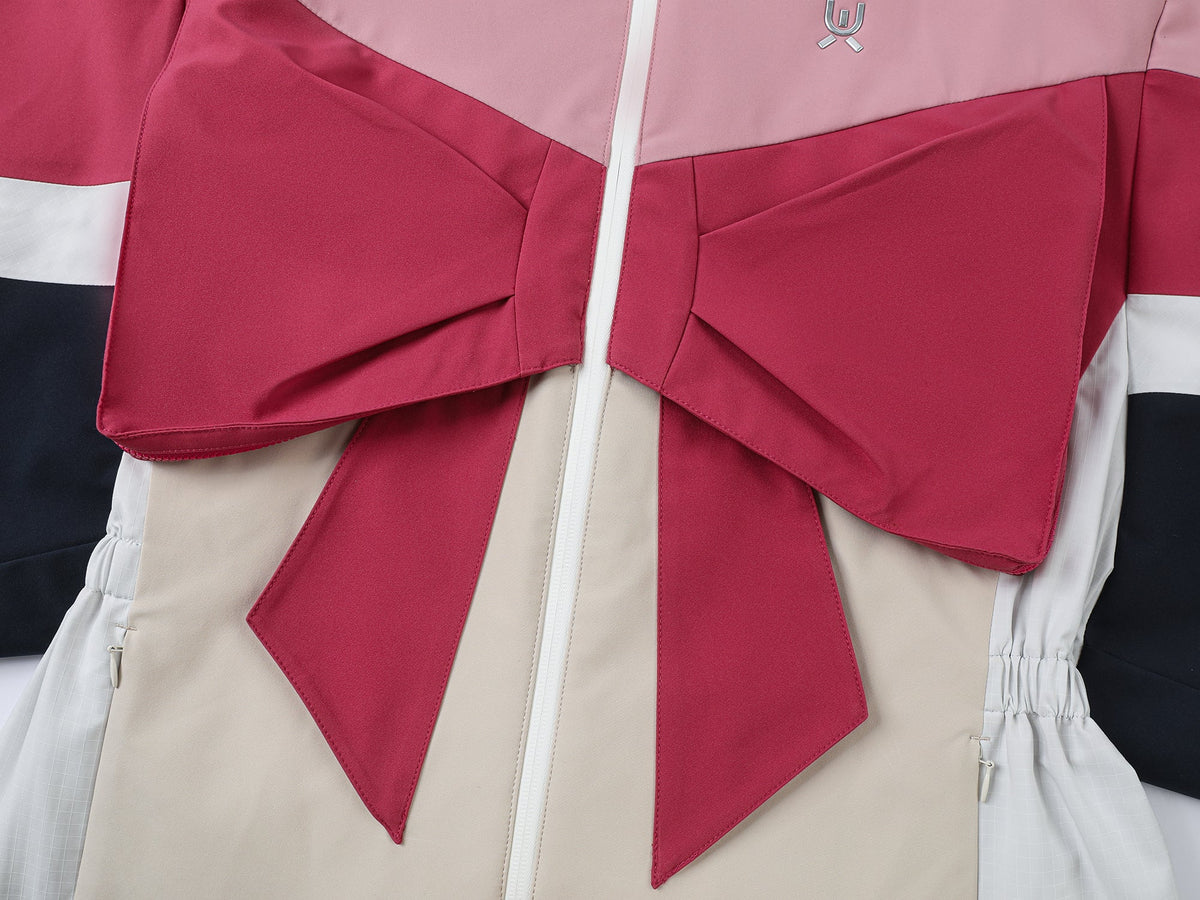 Classic bow functional jacket