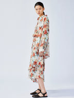 Shirt-tucked into skirt dress