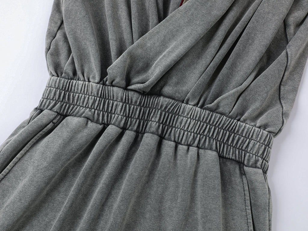 Sweater-tucked skirt dress