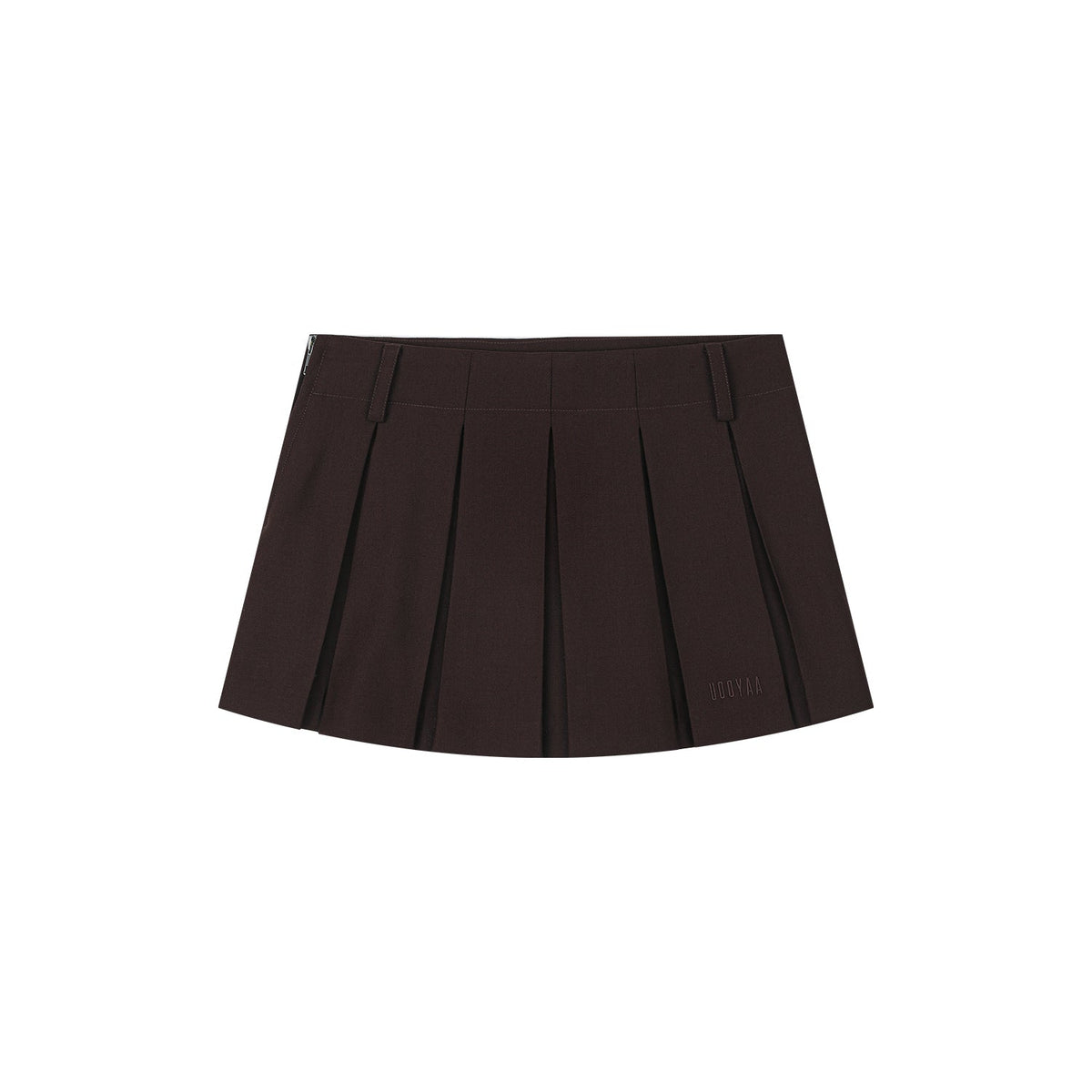 Preppy pleated mini skirt