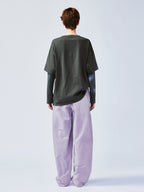 Dreamy halo cat layered T-shirt