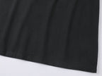 Chubby black cat faux two-piece T-shirt