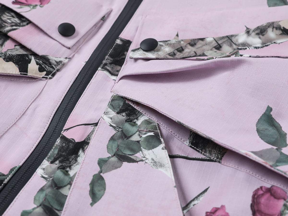 Rose tree pattern camo bow functional jacket