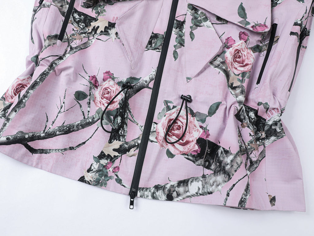 Rose tree pattern camo bow functional jacket