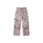 Rose tree pattern camo cargo pants