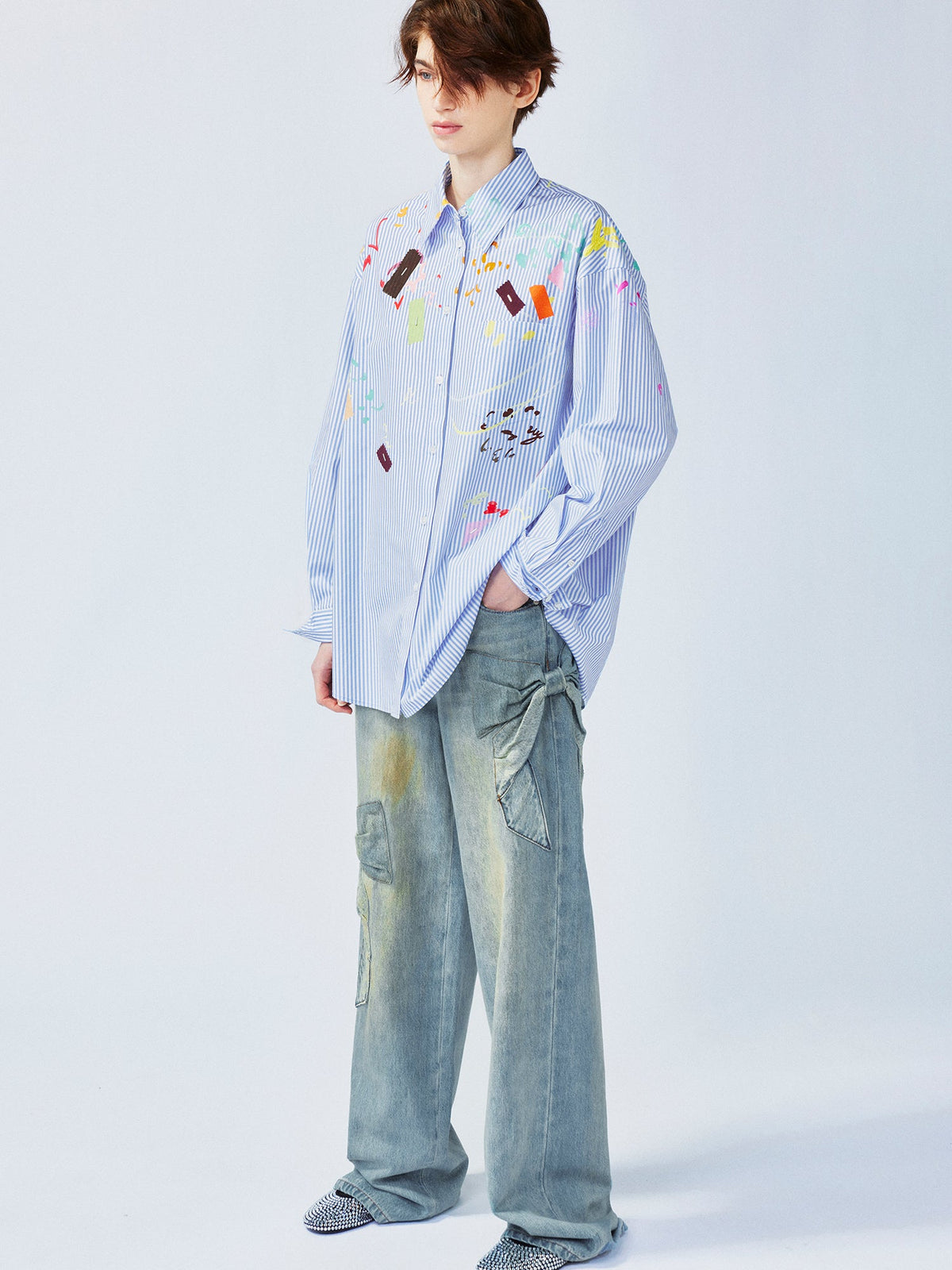 Bow jeans