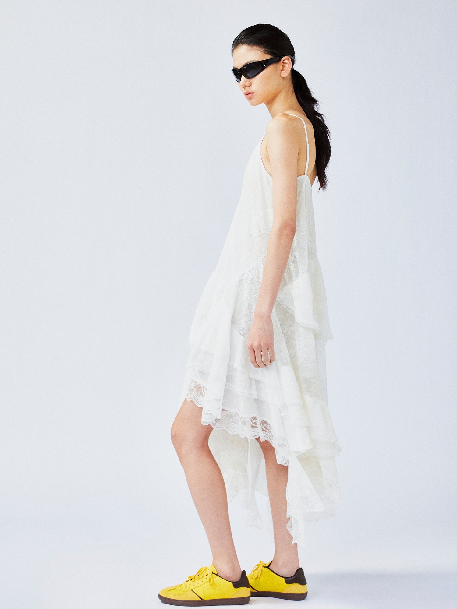 Lace slip dress