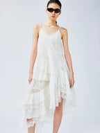 Lace slip dress