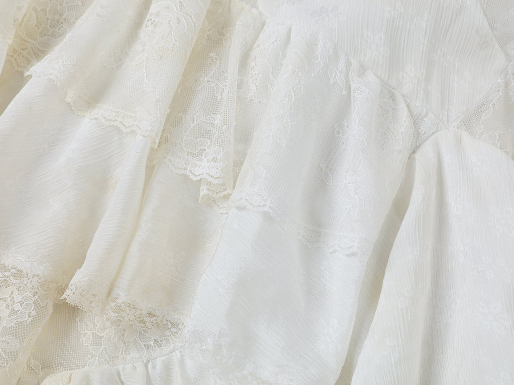 Lace slip dress