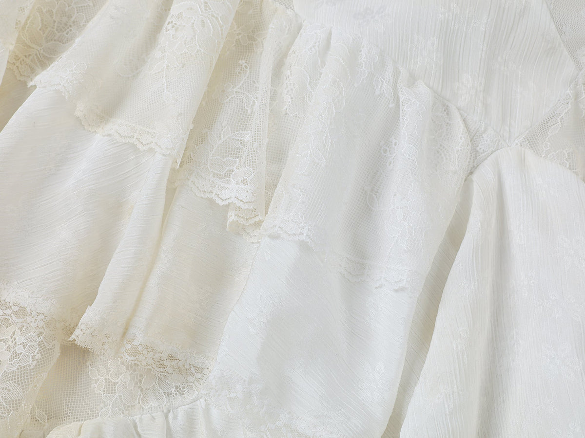 Lace slip dress