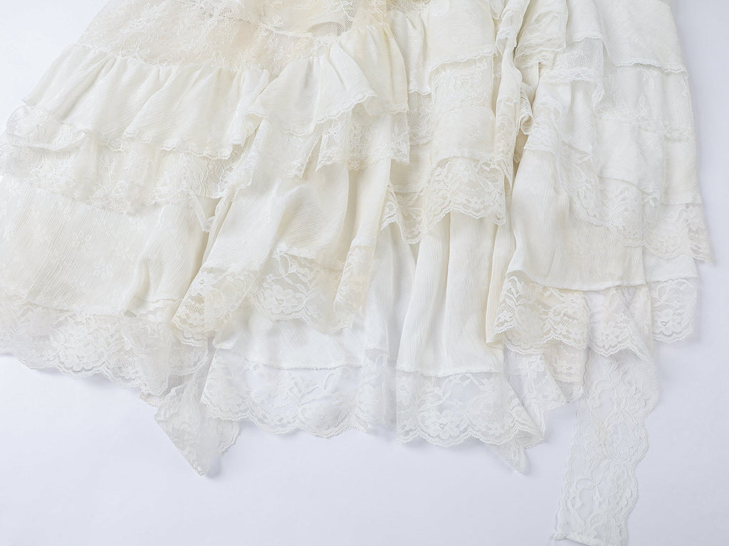 Lace slip dress