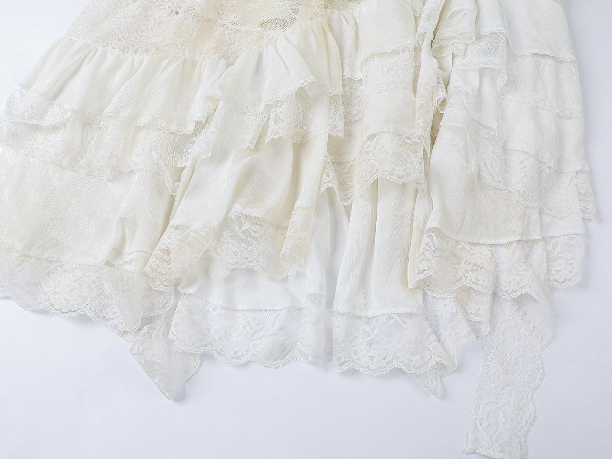 Lace slip dress