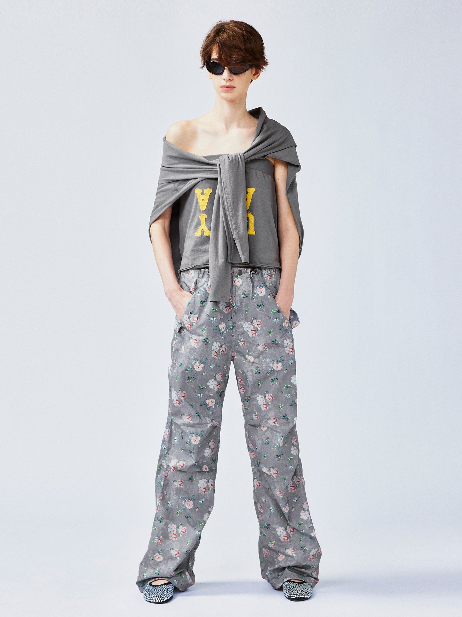 Strapless hoodie shrug