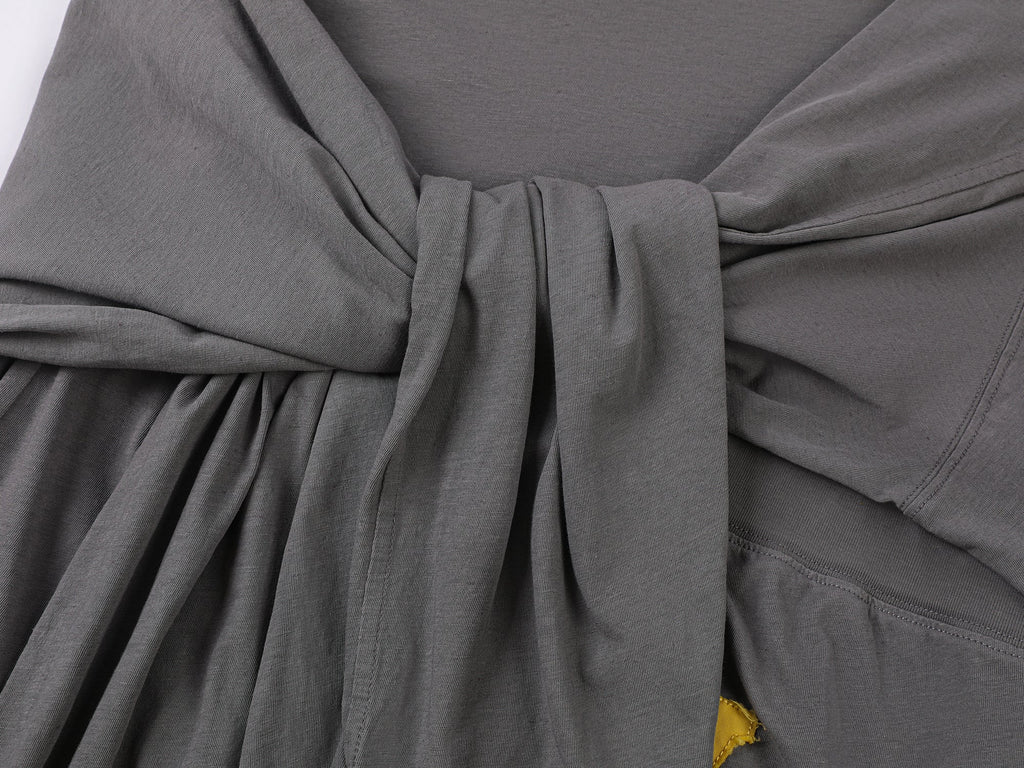 Strapless hoodie shrug