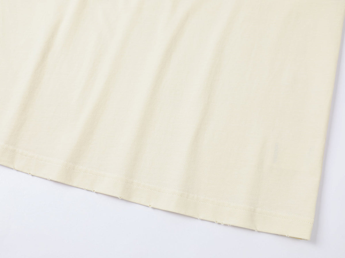 Playful apple worm raglan sleeve T-shirt