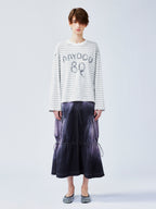Inside-Out sailor stripe T-shirt