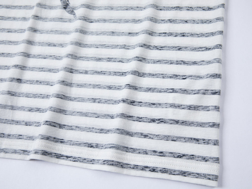 Inside-Out sailor stripe T-shirt