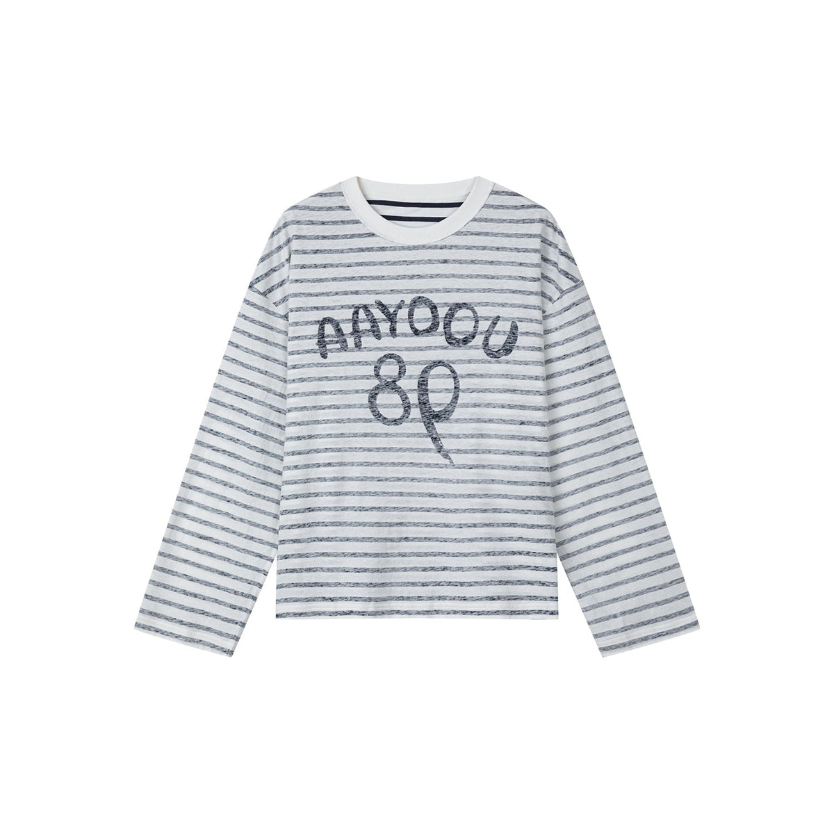 Inside-Out sailor stripe T-shirt
