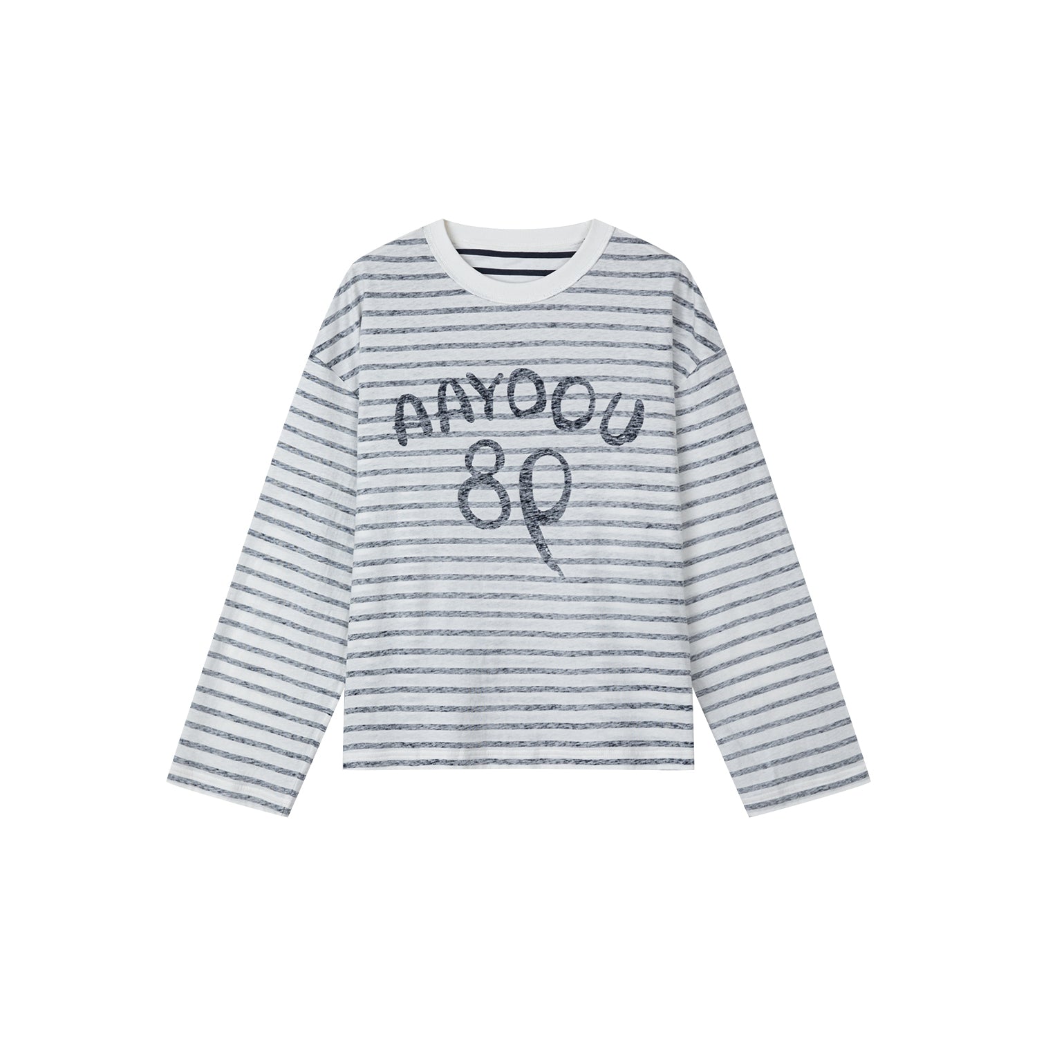 Inside-Out sailor stripe T-shirt