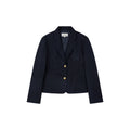 Pleated academy blazer