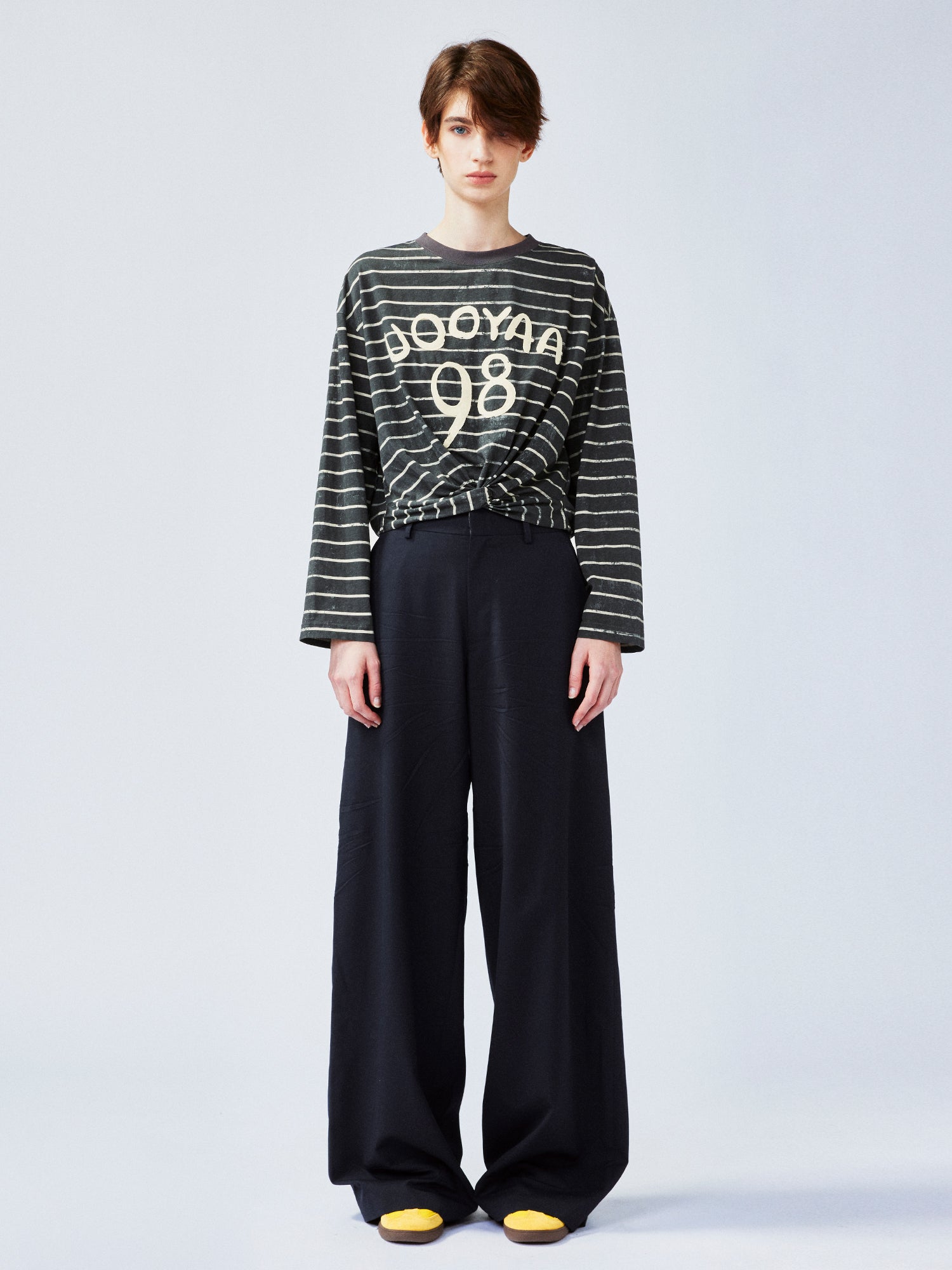 Pleated academy trousers