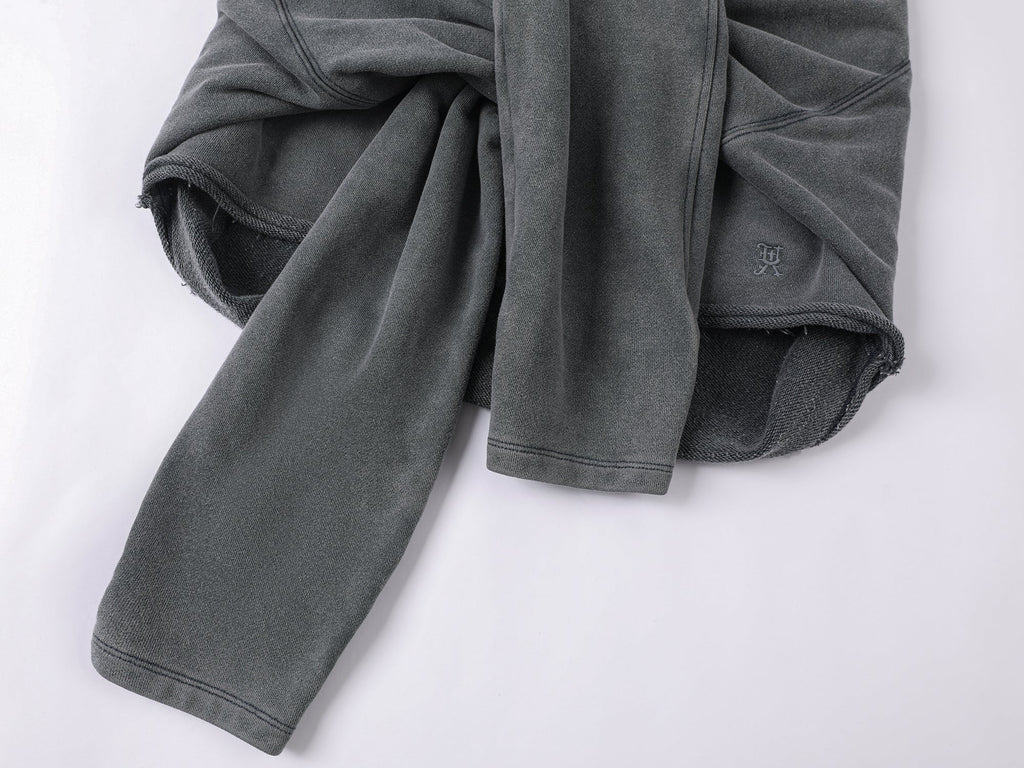 Waist-Tied sweatshirt skirt