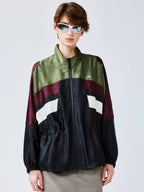 Satin jacquard sports jacket