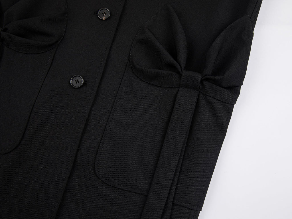 Satin jacquard sports jacket