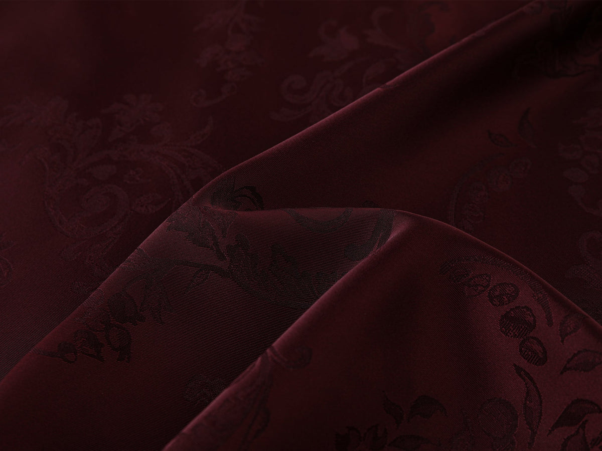 Satin jacquard sports pullover