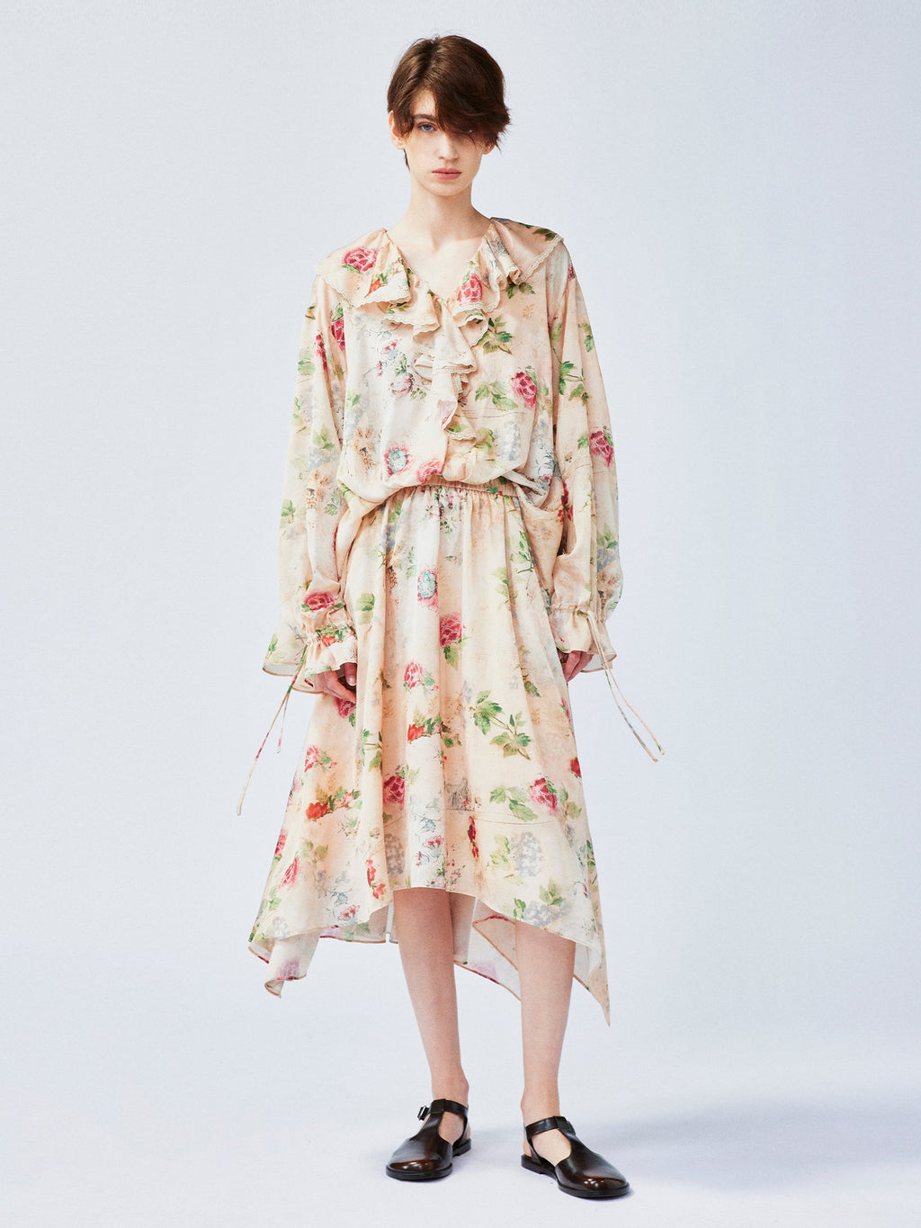 A dress that mimics a top tucked into a skirt