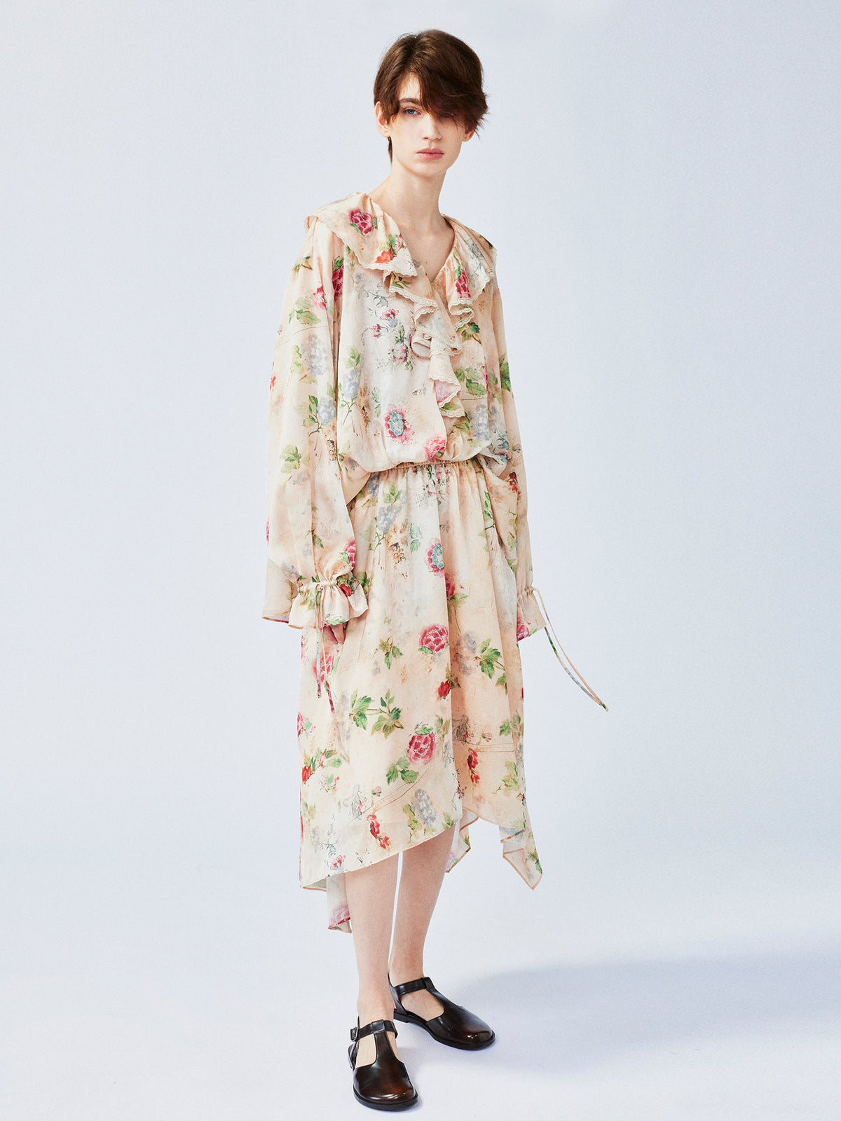 A dress that mimics a top tucked into a skirt