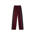 Satin jacquard sports pants