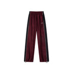 Satin jacquard sports pants