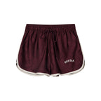 Satin jacquard sports shorts