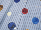 Painterly polka dot shirt