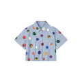 Painterly polka dot shirt