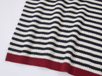 Nautical stripe knit T-shirt