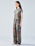 Painterly polka dot T-shirt
