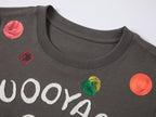 Painterly polka dot T-shirt