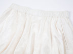 Jacquard bubble skort with girl motif