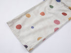 Painterly polka dot cargo pants